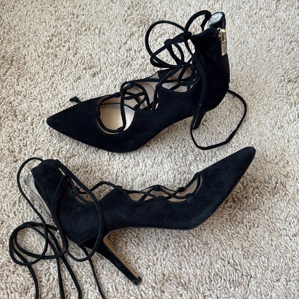 3 inch heels wrap around the ankle